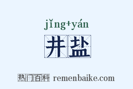 井盐是什么意思的图片